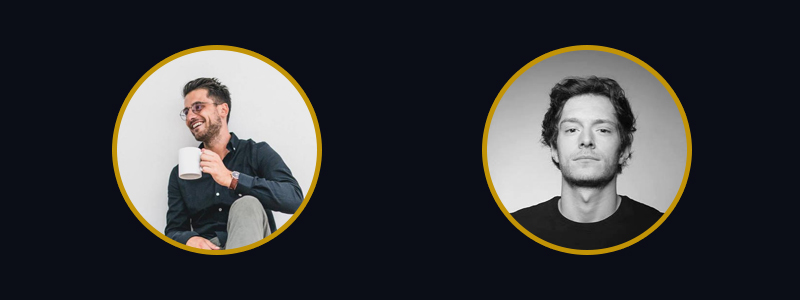 image des fondateurs de l'agence social media youneat Geoffrey Lucas et Loic Dominot